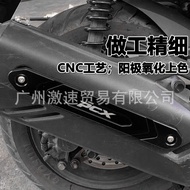 Suitable for Honda PCX160 Modified Accessories Exhaust Cover Decorative Bracket Aluminum Alloy Exhau