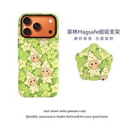 Full Screen Green Bottom Anime Aberdeen Magnetic Film Shell Suitable for Apple 17promax/16/15/14/13/