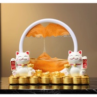 Fortune Cat Quick Sand Drop (DD50) 招财猫流沙款摆件