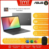 Asus Vivobook 15 M513U-ABQ103TS Black Laptop | Ryzen 5-5500U | 4+4GB RAM 512GB SSD | 15.6" FHD | W10