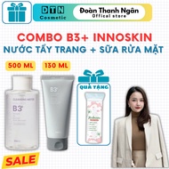 [ COMBO B3+ INNOSKIN + Free 1 Habaria Makeup Remover Cotton 80m ] Makeup Remover + B3+ INNOSKIN Faci