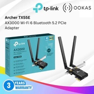 TP-Link Archer TX55E / TX20E AX3000 AX1800 Wifi 6 & Bluetooth 5.2 PCIe Wireless Adapter(PCI-E Wi-Fi 