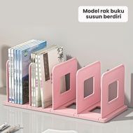 Inaso Rak Buku Sekat Organizer Penyimpanan Meja Rak Box File Holder Book Pembatas Buku Rack Box File