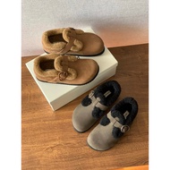 Icic Zhihe Birkenstock Style Shoes - Frosted Cowhide & Lambswool Lined