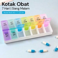 7-Day Day and Night Medicine Box Large Capsule Storagetablet - FD7 - Green/Blue is very multi-purpos