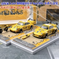 zj 1/64 Porsche RWB 964 993 Minions Alloy Diecast Car Model Toy Birthday Gift