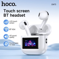 HOCO EW73 TWS True Wireless Bluetooth Earphones BT 5.4 Sport Music Touch Screen Headphones With Micr