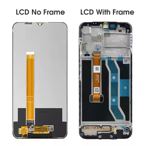 Screen for Oppo Realme C25 RMX3193 RMX3191 Lcd Display Digital Touch Screen with Frame for OPPO Real