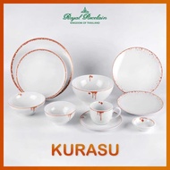 Royal porcelain จาน ลาย Kurasu set