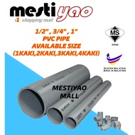 (SELL WITH FEET) 1/2",3/4",1" PVC PIPE SIRIM/PVC PIPE KELABU/PVC PAIP MALAYSIA/PVC GREY PIPE/TEBAL /