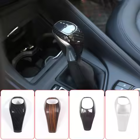 For BMW X1 F48 2016-2019 ABS Car Shift Head Cover Decorative Sticker Car Interior Accessories For BM
