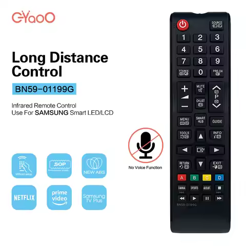 BN59-01199G Replaced Remote Control Compatible with Samsung TV UE43RU7100 UE49RU7100 UE50RU7100 UE55