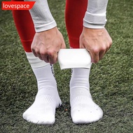 LOVESPACE 1Pair Football Shin Protective Socks Non-Slip Silicone Sleeve Sports Training Shin Guard S