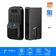 RAYKUBE K9P กันน้ํา Tuya บลูทูธ Palm Vein Recognition ดิจิตอลอิเล็กทรอนิกส์สมาร์ทประตูล็อครหัสผ่าน/ค
