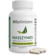 BIOptimizers MassZymes - Complete Digestive Enzymes Supplement for Gut Health - Bloating Relief for 