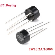 10pcs/5pc 2W10 2A 1000V Diode Bridge Rectifier 2w10 Silicon Bridge Rectifiers