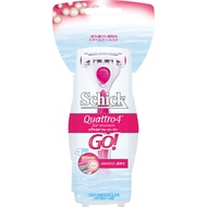 sic japan Schick Quattro 4 Four Woman Holder Go! 1 replacement blade Womens Holder Womens Razors