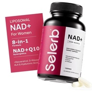 Selerb NAD+ Supplement for Women NMN Alternative Liposomal - Nicotinamide Riboside, Trans-Resveratro