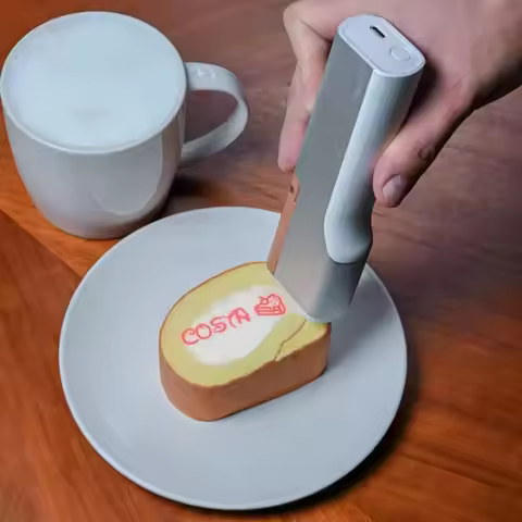 Cake LOGO Inkjet Printer EVEBOT Food Printpen With Auxiliary Print Size 26*1000 mm HD Printing for C