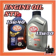 NEW STOCK STP ENGINE OIL MINYAK HITAM SYNTHETIC 4T 15W50 15W40 FOR MOTORCYCLE MOTOR LC135 EX5 W125