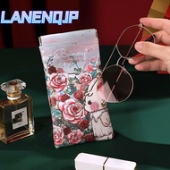 LANENQJP Glasses Box, Cartoon Printed Rabbit Glasses Bag, PU Leather Storege  Reading Glasses Pouch