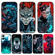 Fashion TPU black silicone phone case Anime Kaijuu no 8(K-5) for OPPO F5 A73 F7 F9 Pro A7X A9 F11 F1