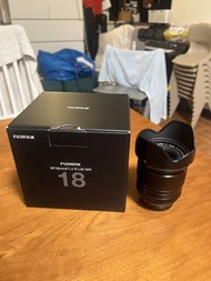 Fujifilm Fujinon XF 18mm f/1.4 R LM WR Lens