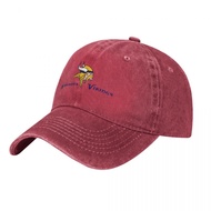 Minnesota Viking Adult Washed Cowboy Hat 100% Cotton Curved Brim Sun Hat Simple Casual All-Match Neu