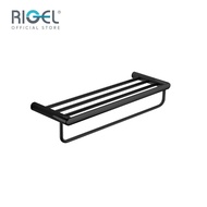 RIGEL Matte Black Towel Shelf R-TS6910-BM