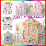 Newborn Baby Romper Baju Bayi Infant Short Sleeve Rompers Jumpsuit Baby Clothes Baby Shirt Baby Girl