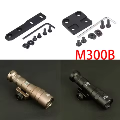 Tactical SF M300B Gun Light SF Remote Switch LED Flashlight Torch Airsoft AR15 M16 Hunting Rifle Lig