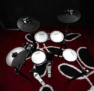 Avatar HXW Sd61-5 Mesh Kit Electric Drum Set 8-Piece Electronic Drums, Dual-Zone Snare And Cymbal