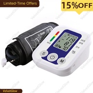 VelvetGlow Blood Pressure Monitor Rechargeable Digital Arm Type Accurate Meter Original Large
