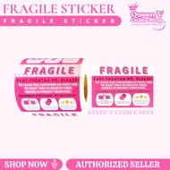 Pink Fragile Sticker Tagalog Label