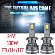 2PCS 24V H4 Led Headlight 24V Led Light for Truck H7 H1 H3 Led Headlamp Truck Led 24v Fog Lamp White