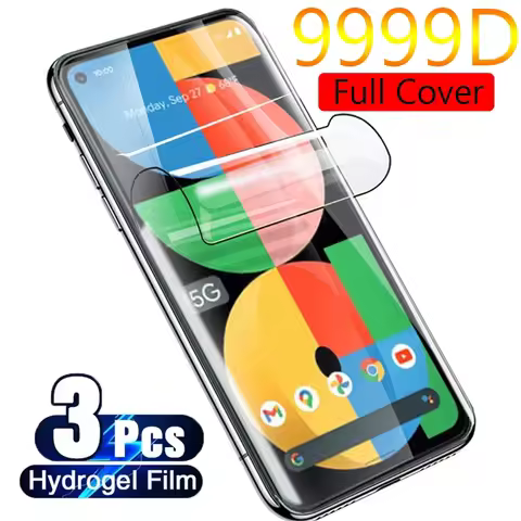 3pcs Hydrogel film For Google Pixel 6 7 8 pro 6A tpu screen protector 3D curved back film Pixel 7a 8
