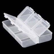 LATHIFSHP Jewelry Box Accessories Plastic Storage Jewelry Box 6 Grids 1 PCS - HK6