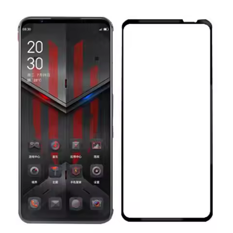 Full Cover Glue Tempered Glass For ZTE Nubia Red Magic 6 6S Pro 6 R 6R 6Pro 6SPro Mars RedMagic 6 Re