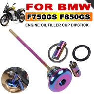 Engine Oil Dipstick Stick Plug Anti-theft Cap For BMW F850GS F750GS F 850 750 GS F850 Motorcycle Acc