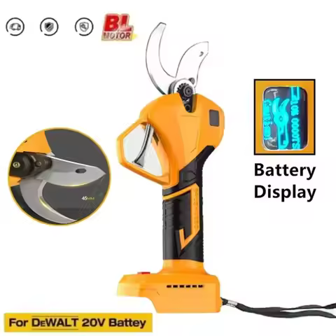 Fit for Dewalt 20V Battery Brushless Scissor Cordless Pruner Shears Electric Branches Cutter Pruning