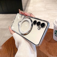 Ốp cho Samsung Galaxy A16 A06 4G 5g galaxya16 galaxya06 2024 vỏ điện thoại trong suốt chống sốc Ốp v