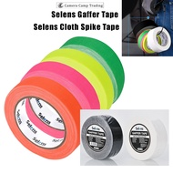 Selens Cloth Spike Fluorescent Tape Gaffer Tape for Artwork Framing Audio Wire Stage Deco Parties Ph