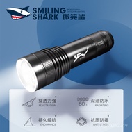 MHSMILINGSHARK Diving Flashlight Strong Light Professional Light Arrow Water and Land Dual-Use Waterproof Yellow Light5