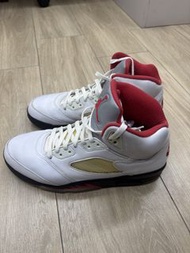 Nike Air Jordan 5 Retro 白紅 流川 OG