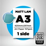 Art Card Color Printing A1 Single/ Double Side Print [Matt/Gloss] Art Card Poster Kertas Seni Print