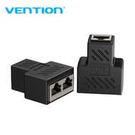 Vention RJ45 Ethernet Splitter 1 to 2 Female LAN Cable RJ45 Plug Socket Adapter for Cat5 Cat5e Cat6 