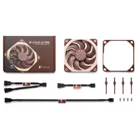 Noctua NF-A12×25 G2 PWM next-generation quiet cooling performance fan
