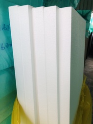 EPS Foam เกรดไม่ลามไฟ F Grade (ความหนาแน่น 1 ปอนด์) โฟมกันร้อนหลังคา ขนาด 60 x 120cm ความหนา 2 นิ้ว