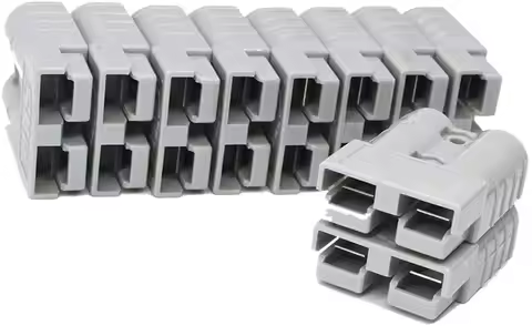 10pcs For Anderson Plug Connector 50a 6awg Caravan Trailer Solar 4x4 Truck Suitable For Anderson For