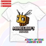 Minecraft Movie Bee Kids T-Shirt Free Name / Kids T-Shirt Bee Minecraft Movie Character